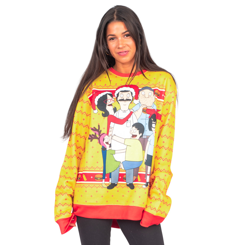 Bob's Burgers Family Hug Graphic Sweater - Gift for Family Celebrations product image 2