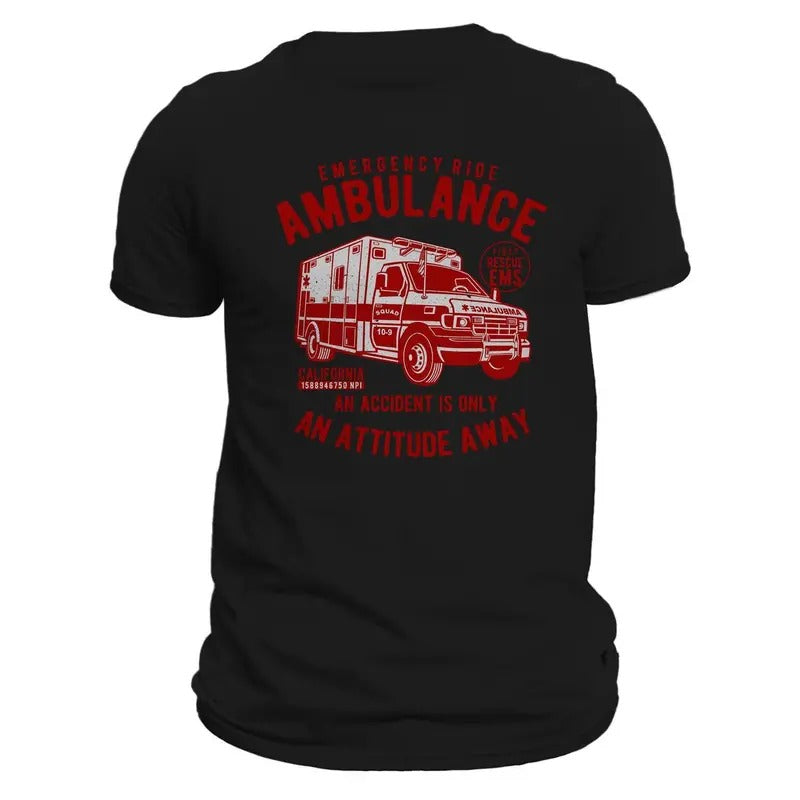 EMS EMT Paramedic First Responder Ambulance - Adult & Kids T-Shirts, Sweatshirts & Hoodies apparel design preview 1
