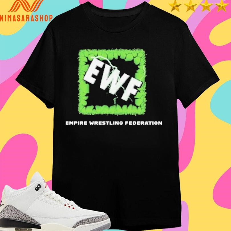 EWF Empire Wrestling Federation Logo - Adult & Kids T-Shirts, Sweatshirts & Hoodies apparel design preview 1
