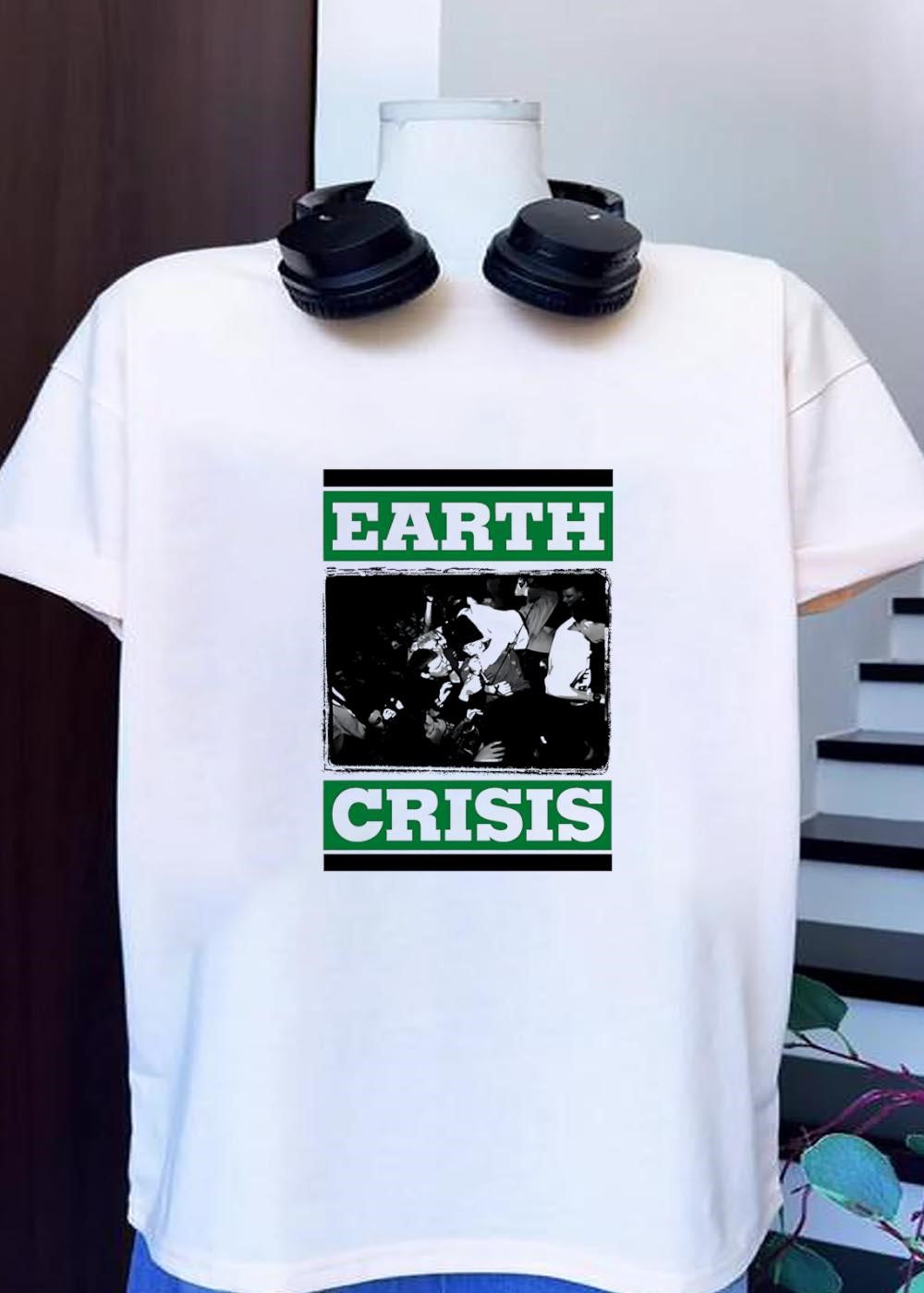 Earth Crisis Hardcore Punk Concert Performance - Adult & Kids T-Shirts, Sweatshirts & Hoodies apparel design preview 1