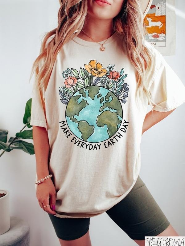 Earth Day Make Everyday Climate Change Awareness Be - Adult & Kids T-Shirts, Sweatshirts & Hoodies apparel design preview 1