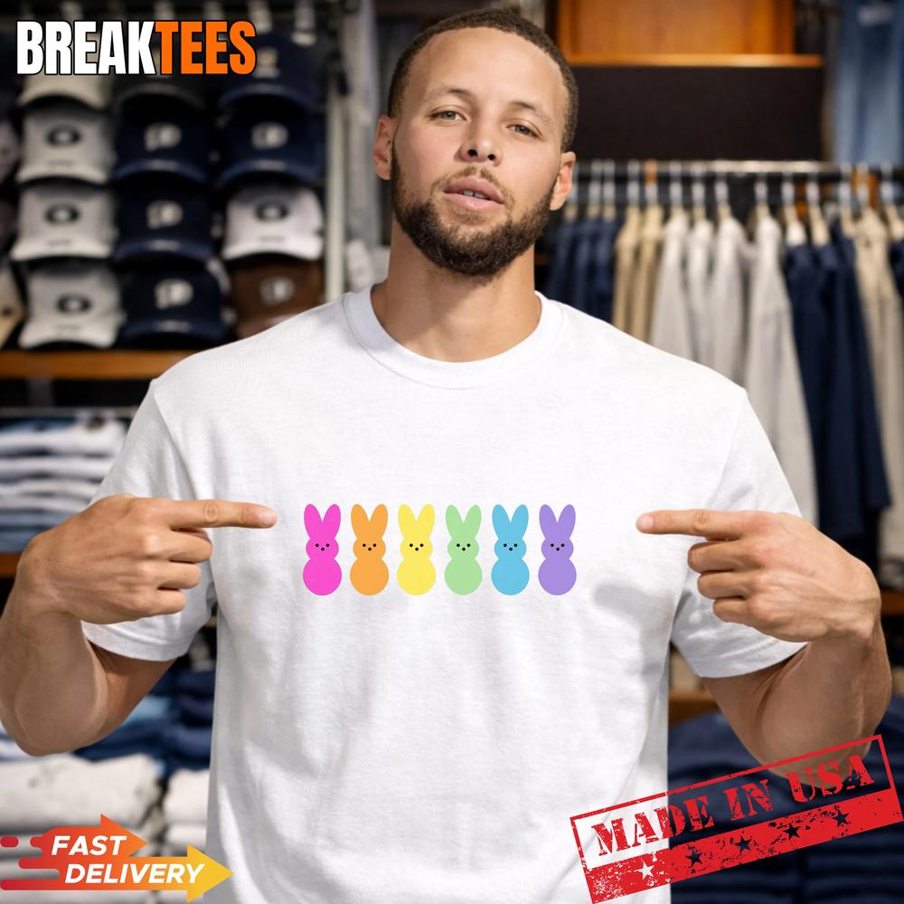 Easter Bunny Peeps - Adult & Kids T-Shirts, Sweatshirts & Hoodies apparel design preview 1
