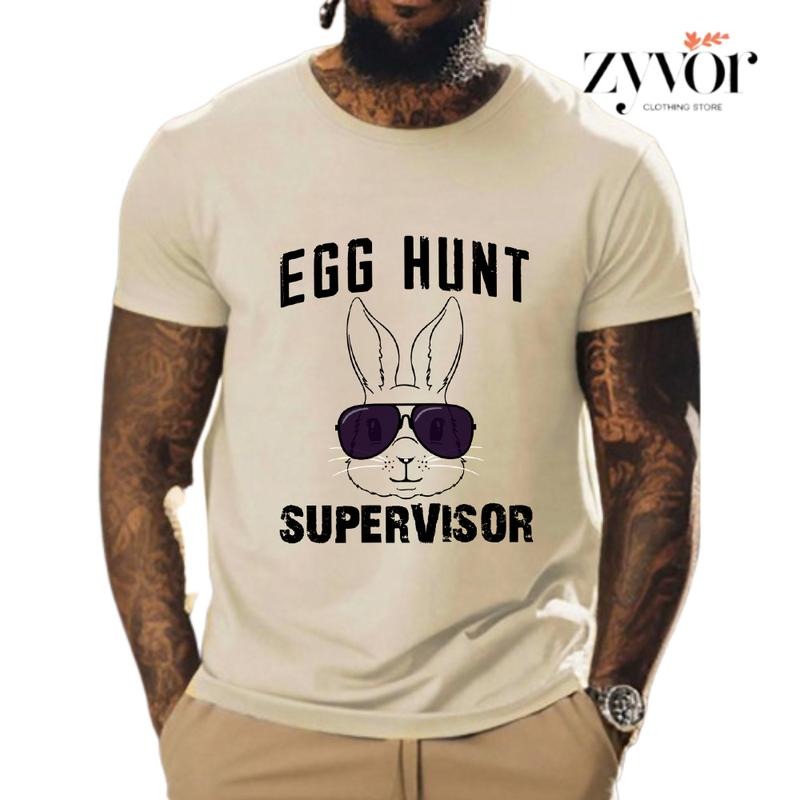 Easter Egg Hunt Supervisor Funny Mom Dad Casual Crew - Adult & Kids T-Shirts, Sweatshirts & Hoodies apparel design preview 1