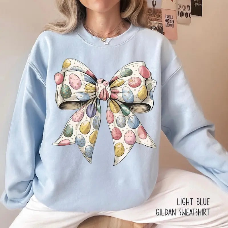 Easter Happy Coquette - Adult & Kids T-Shirts, Sweatshirts & Hoodies apparel design preview 1