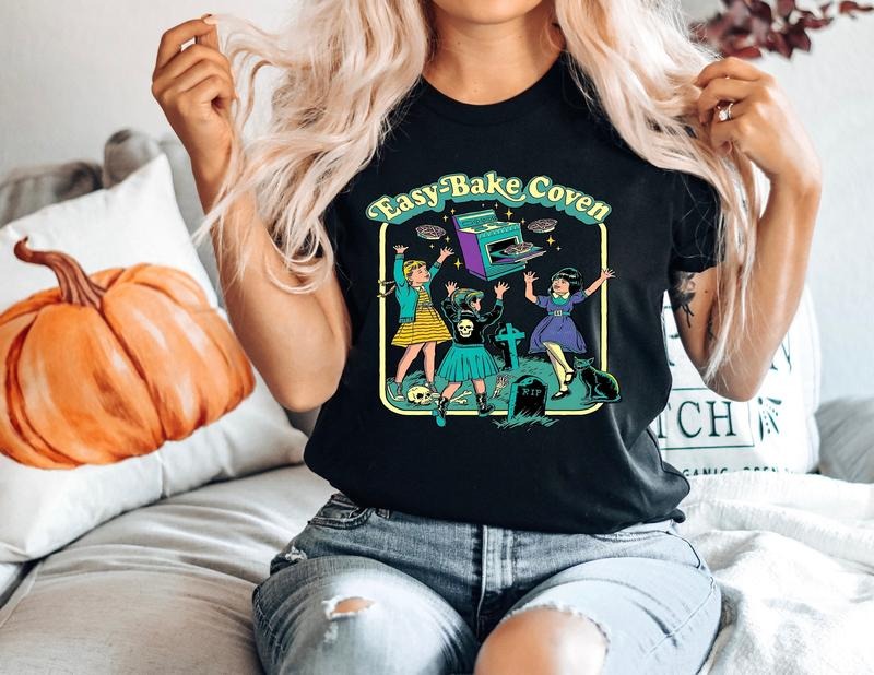 Easy Bake Coven Halloween Retro Vintage 90s Town - Adult & Kids T-Shirts, Sweatshirts & Hoodies apparel design preview 1