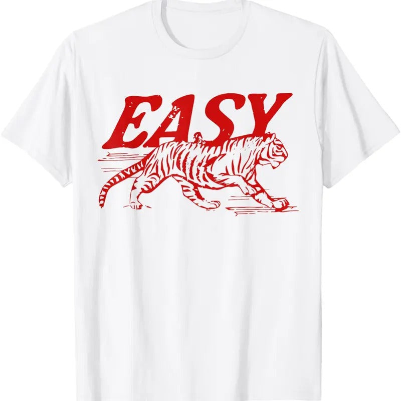 Easy Tiger Distressed Retro Boho Funny - Adult & Kids T-Shirts, Sweatshirts & Hoodies apparel design preview 1