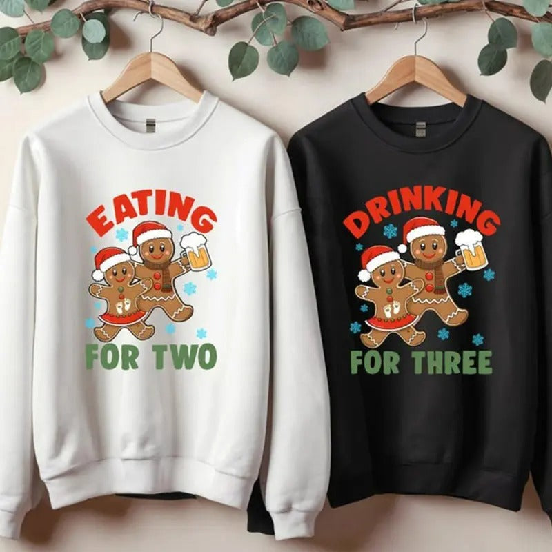 Eating Two Drinking Three Customized Couple Matching - Adult & Kids T-Shirts, Sweatshirts & Hoodies apparel design preview 1