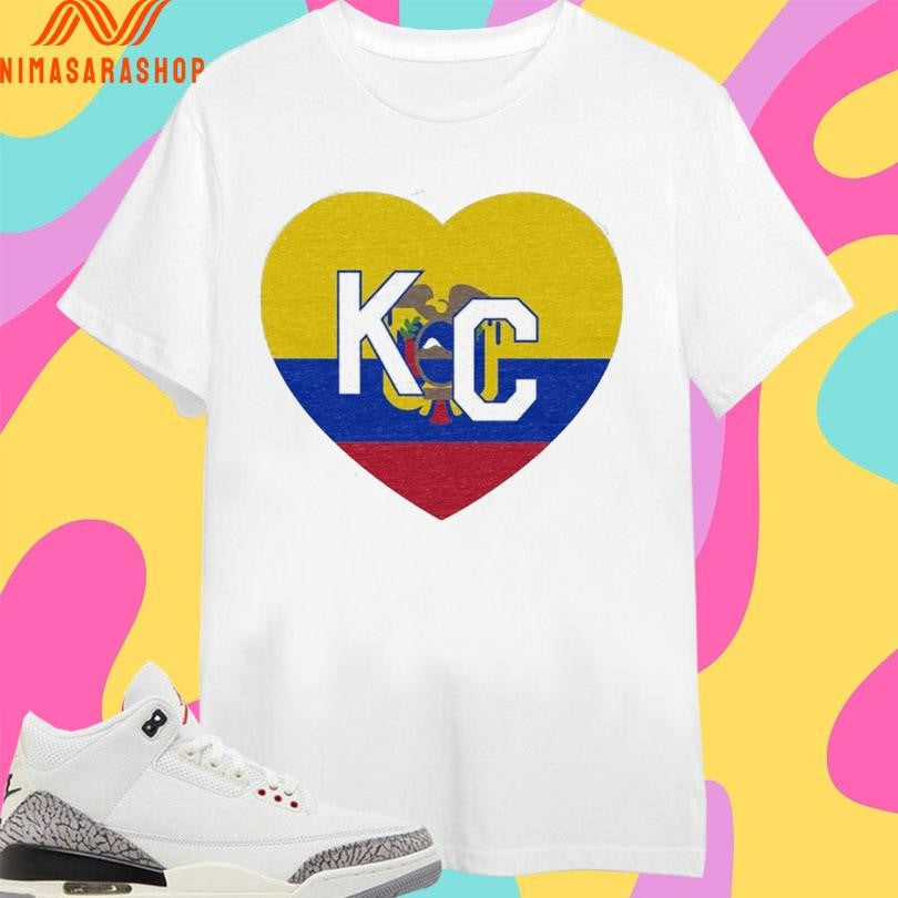 Ecuador Kc Heart Vintage - Adult & Kids T-Shirts, Sweatshirts & Hoodies apparel design preview 1