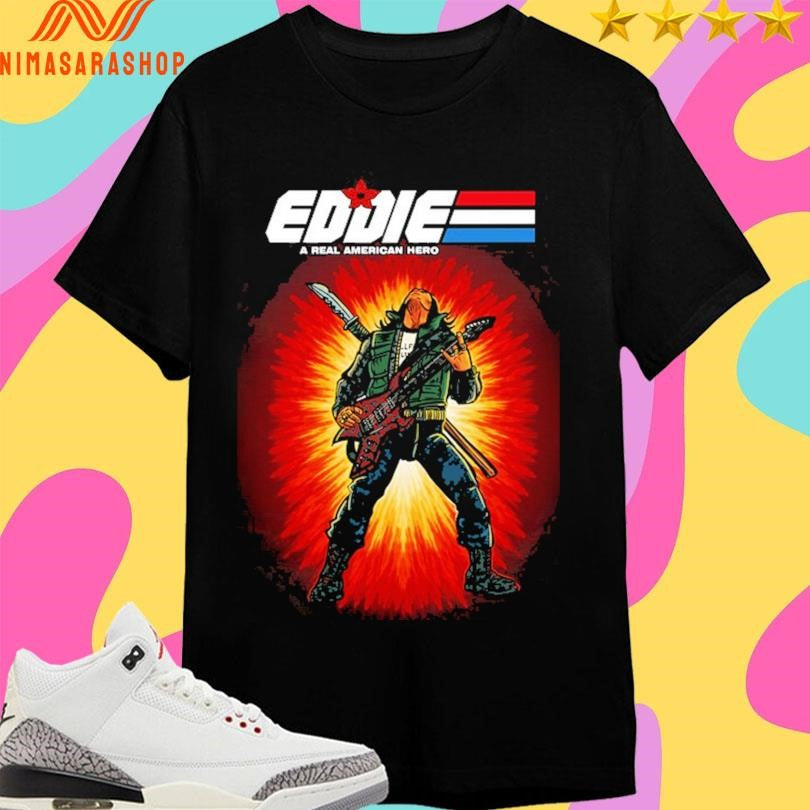 Eddie A Real American Hero - Adult & Kids T-Shirts, Sweatshirts & Hoodies apparel design preview 1