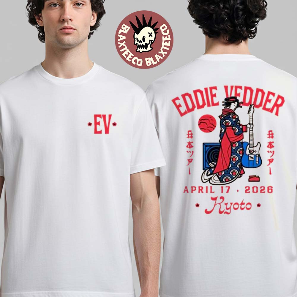 Eddie Vedder Kyoto Japan 2026 Geisha Event At Rohm - Adult & Kids T-Shirts, Sweatshirts & Hoodies apparel design preview 1