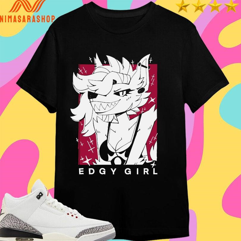 Edgy Girl Sexy Dog - Adult & Kids T-Shirts, Sweatshirts & Hoodies apparel design preview 1