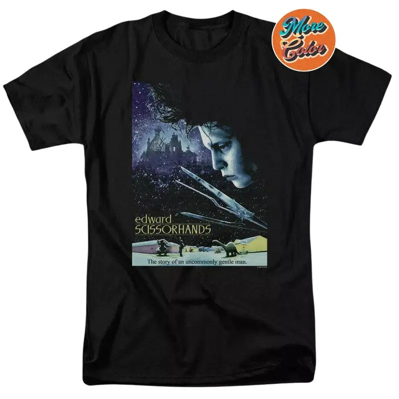 Edward Scissorhands 80s Movie Cotton Crew Neck Size S - Adult & Kids T-Shirts, Sweatshirts & Hoodies apparel design preview 1