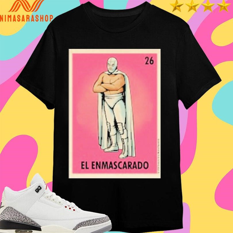 El Enmascarado Loteria Card - Adult & Kids T-Shirts, Sweatshirts & Hoodies apparel design preview 1