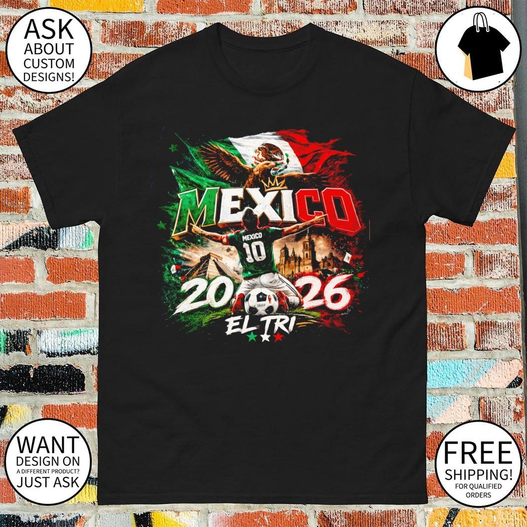 El Tri Mexico and USA Football 2026 World Cup - Adult & Kids T-Shirts, Sweatshirts & Hoodies apparel design preview 1