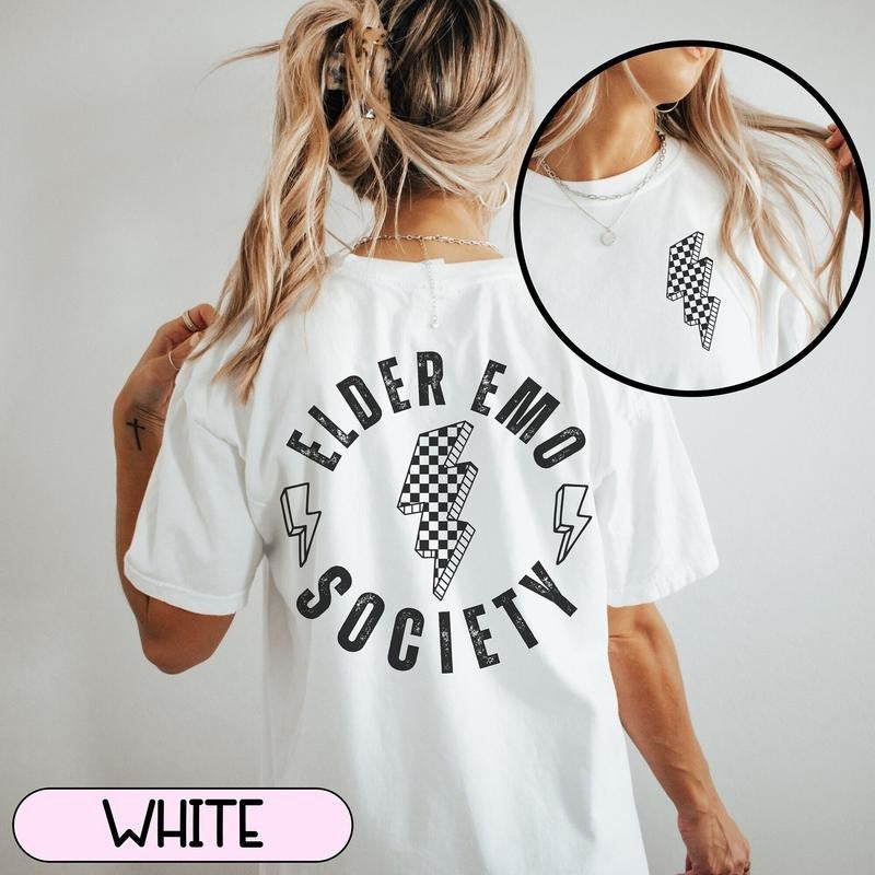 Elder Emo Still My Phase Was Never Society Pop Punk - Adult & Kids T-Shirts, Sweatshirts & Hoodies apparel design preview 1