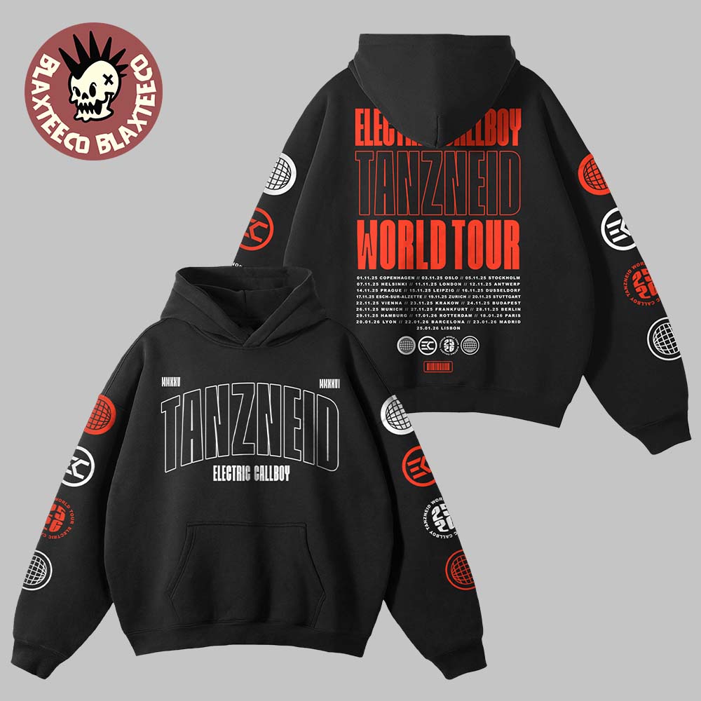 Electric Callboy Merch TANZNEID Tour Type - Adult & Kids T-Shirts, Sweatshirts & Hoodies apparel design preview 1