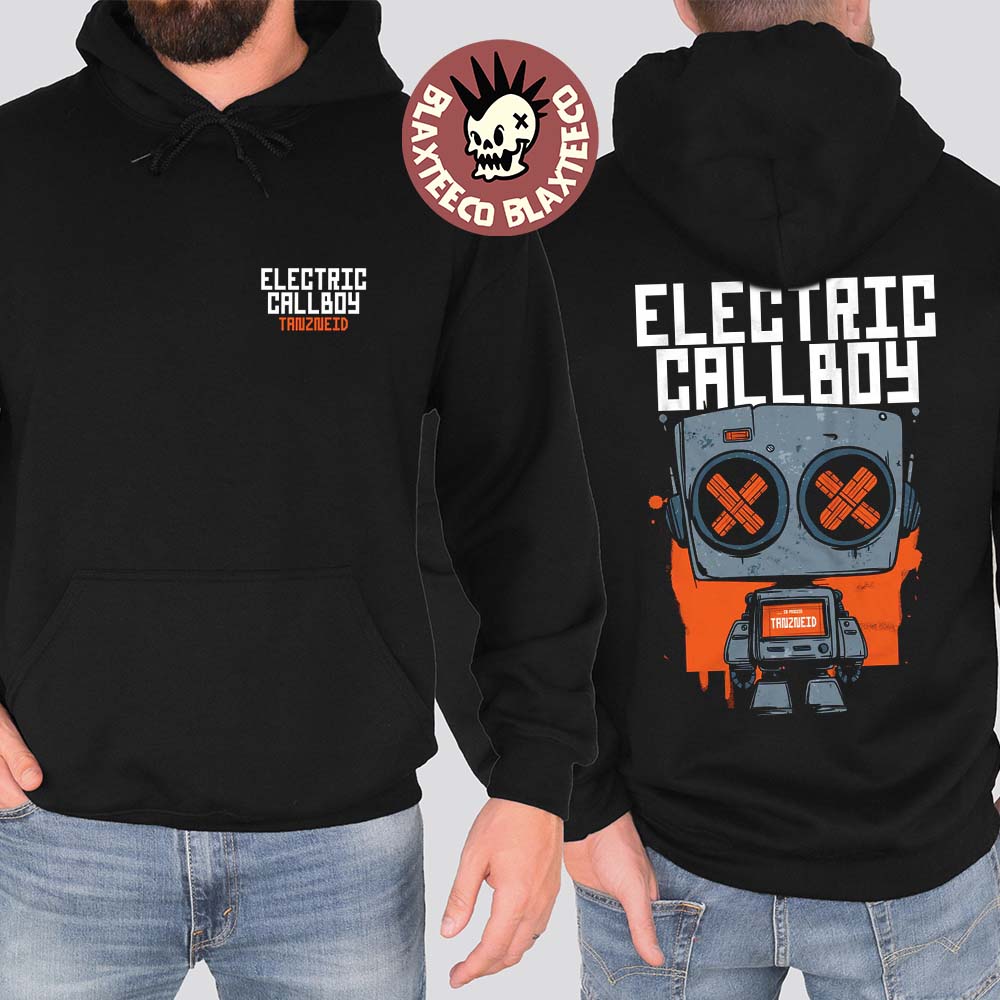 Electric Callboy Merch Tanzneid Robot - Adult & Kids T-Shirts, Sweatshirts & Hoodies apparel design preview 1