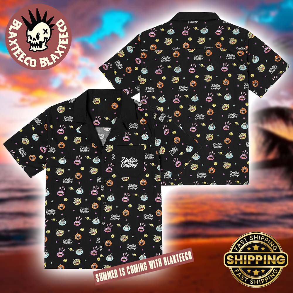 Electric Callboy Monster Party Pattern Black 2026 - Adult & Kids T-Shirts, Sweatshirts & Hoodies apparel design preview 1