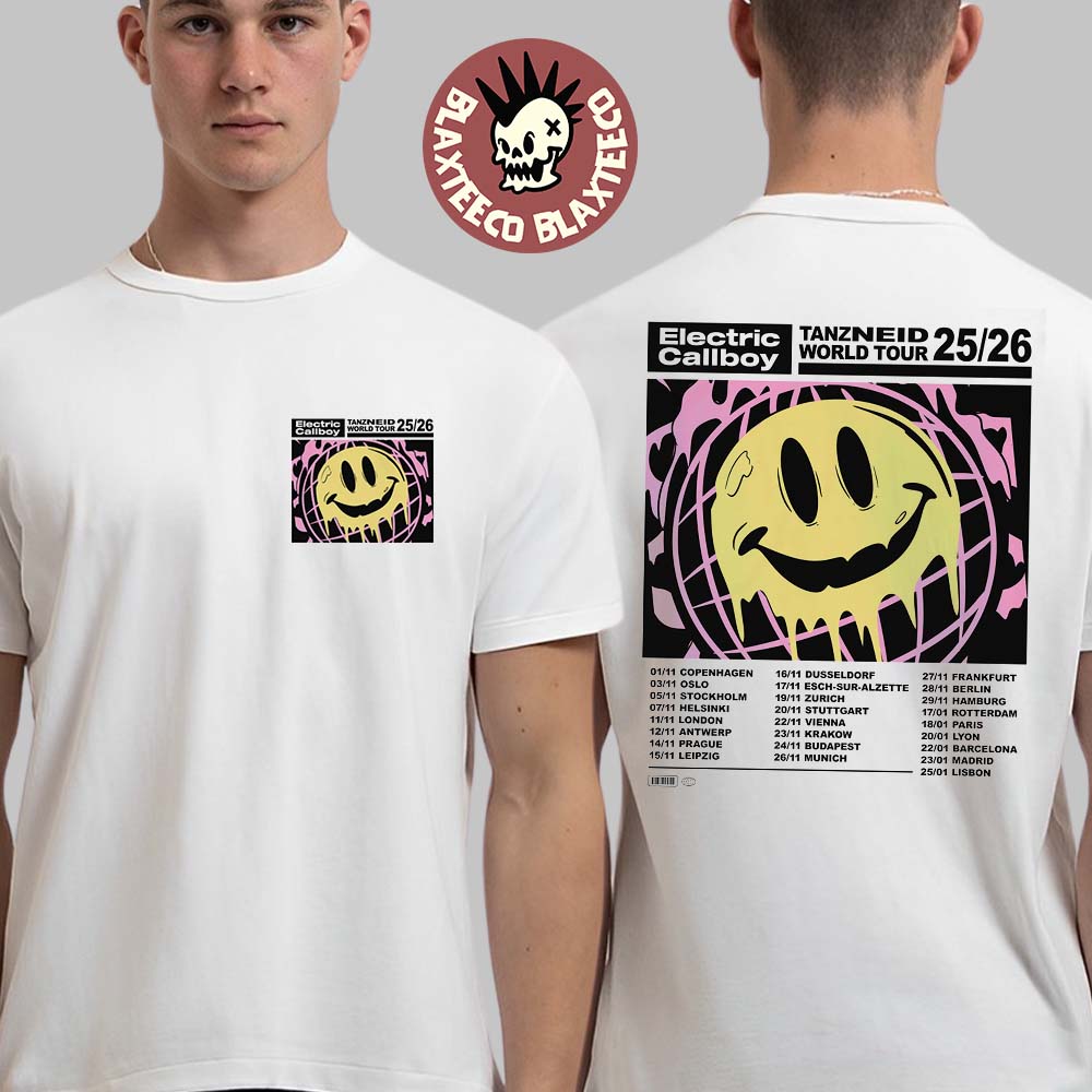 Electric Callboy Tanzneid World Tour 2025 2026 - Adult & Kids T-Shirts, Sweatshirts & Hoodies apparel design preview 1