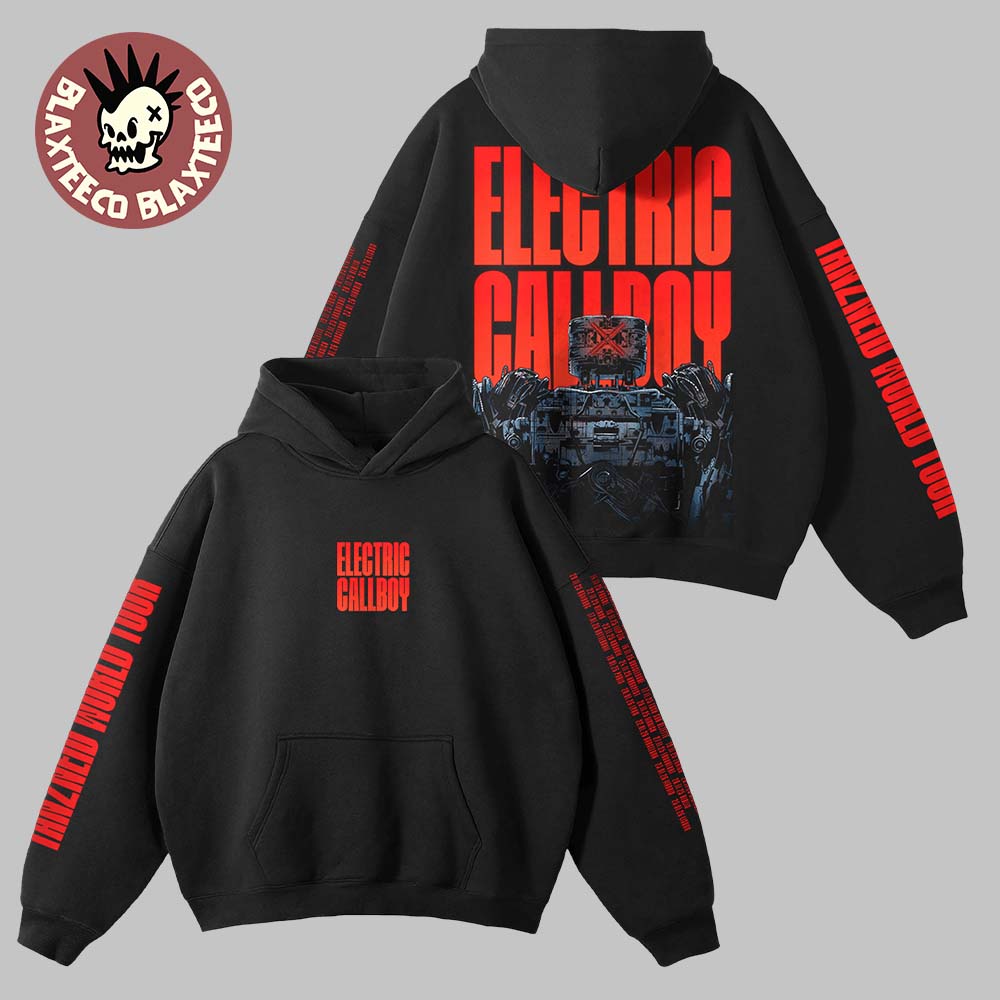 Electric Callboy Tanzneid World Tour 2025 2026 Robot - Adult & Kids T-Shirts, Sweatshirts & Hoodies apparel design preview 1
