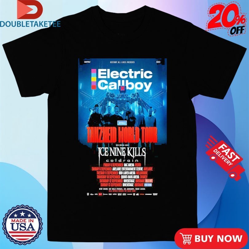 Electric Callboy Tanzneid World Tour 2026 Dates - Adult & Kids T-Shirts, Sweatshirts & Hoodies apparel design preview 1
