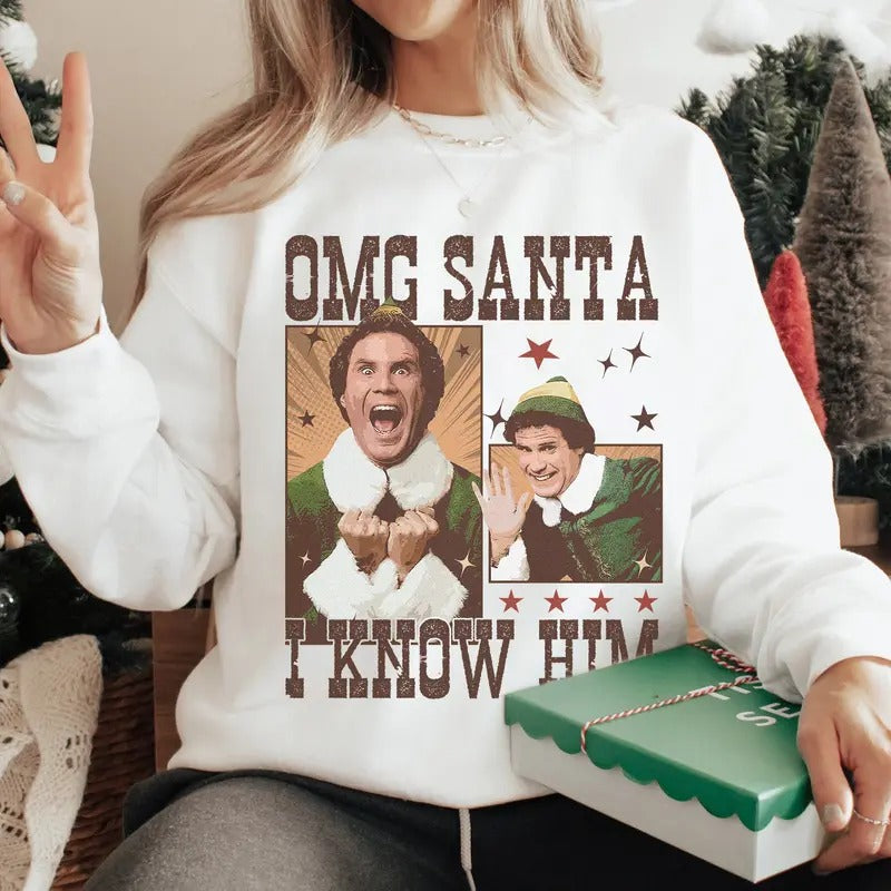 Elf Movie Buddy - Adult & Kids T-Shirts, Sweatshirts & Hoodies apparel design preview 1