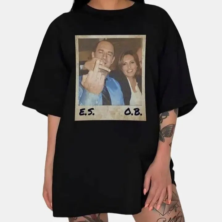 Elliot Stabler Olivia Benson Law Order Svu Vintage - Adult & Kids T-Shirts, Sweatshirts & Hoodies apparel design preview 1