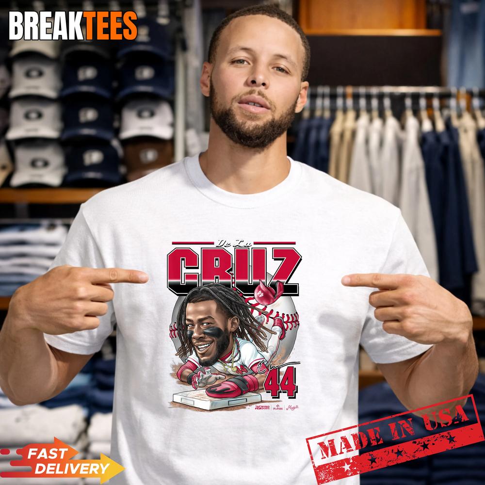 Elly De La Cruz Cincinnati Baseball Mudge Graphic - Adult & Kids T-Shirts, Sweatshirts & Hoodies apparel design preview 1
