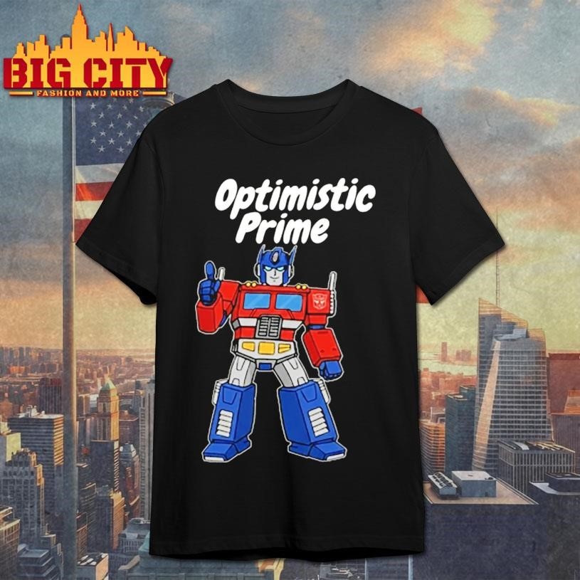 Elon Musk Optimistic Prime - Adult & Kids T-Shirts, Sweatshirts & Hoodies apparel design preview 1