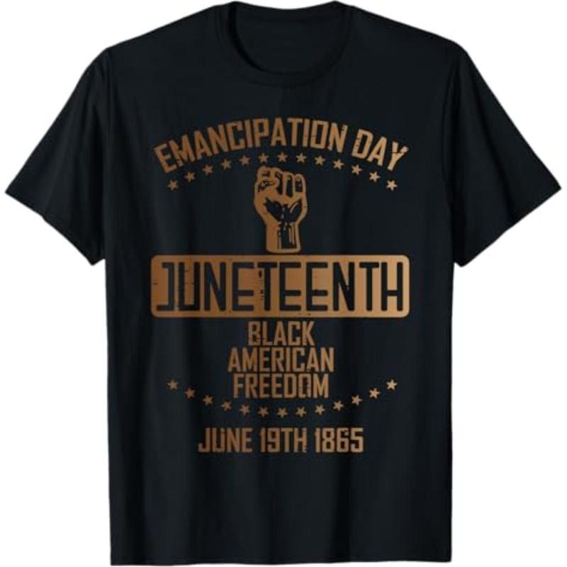 Emancipation Juneteenth Fist June 19th 1865 - Adult & Kids T-Shirts, Sweatshirts & Hoodies apparel design preview 1