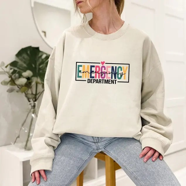 Emergency Department ER ED Nurse Medicine Rn - Adult & Kids T-Shirts, Sweatshirts & Hoodies apparel design preview 1