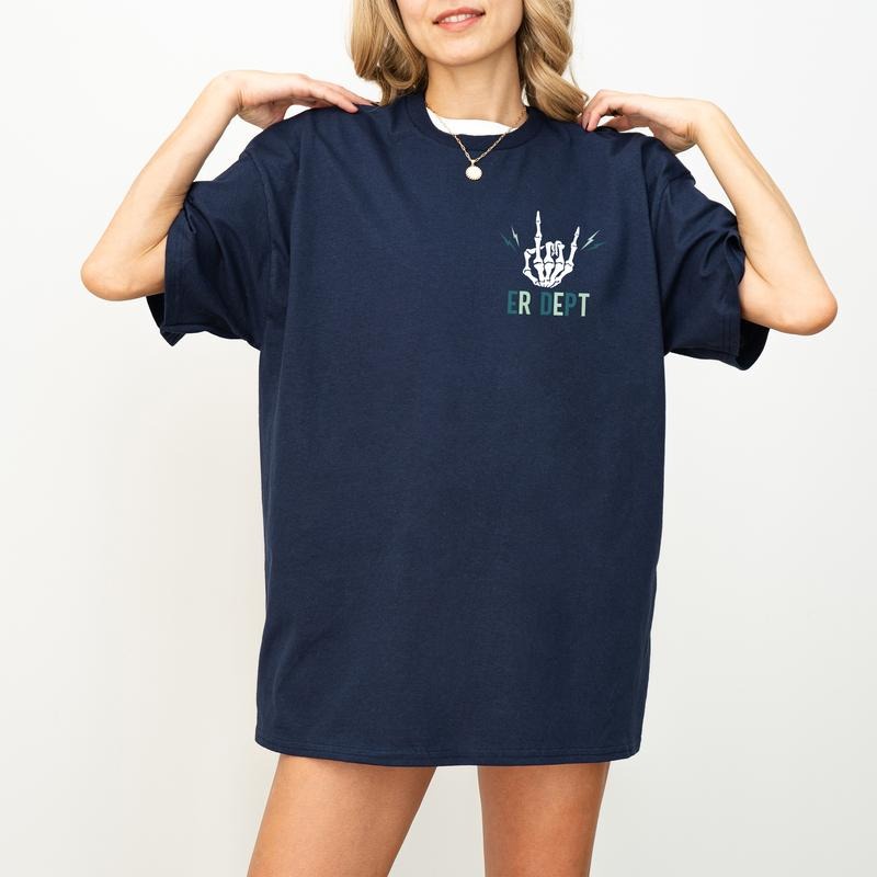 Emergency Department ER Tech Nurse ED RN Graduation - Adult & Kids T-Shirts, Sweatshirts & Hoodies apparel design preview 1