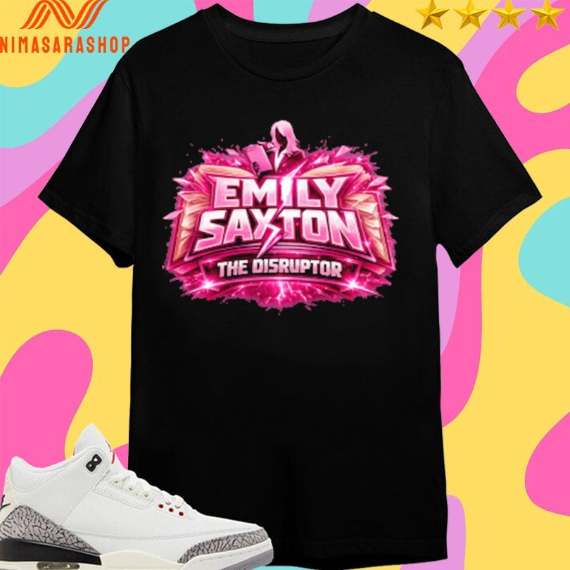 Emily Saxton The Disruptor - Adult & Kids T-Shirts, Sweatshirts & Hoodies apparel design preview 1