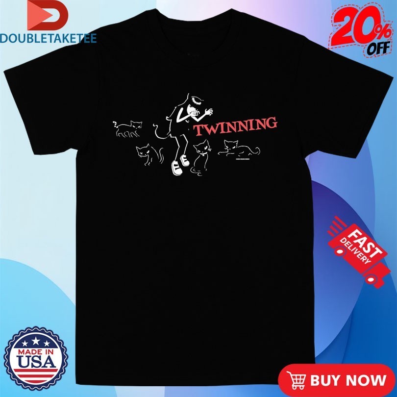 Emily The Strange Twinning Scaredy Cat - Adult & Kids T-Shirts, Sweatshirts & Hoodies apparel design preview 1