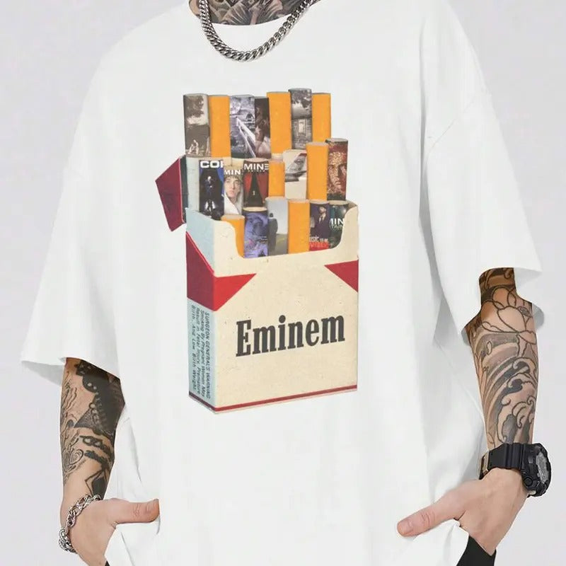 Eminem C.I.G..R.E.T.T.E List Albums Hip Hop 90s - Adult & Kids T-Shirts, Sweatshirts & Hoodies apparel design preview 1