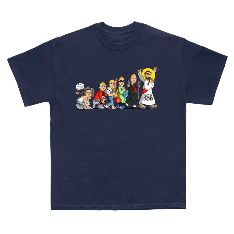 Eminem Rapper Vintage Music Album World Tour - Adult & Kids T-Shirts, Sweatshirts & Hoodies apparel design preview 1