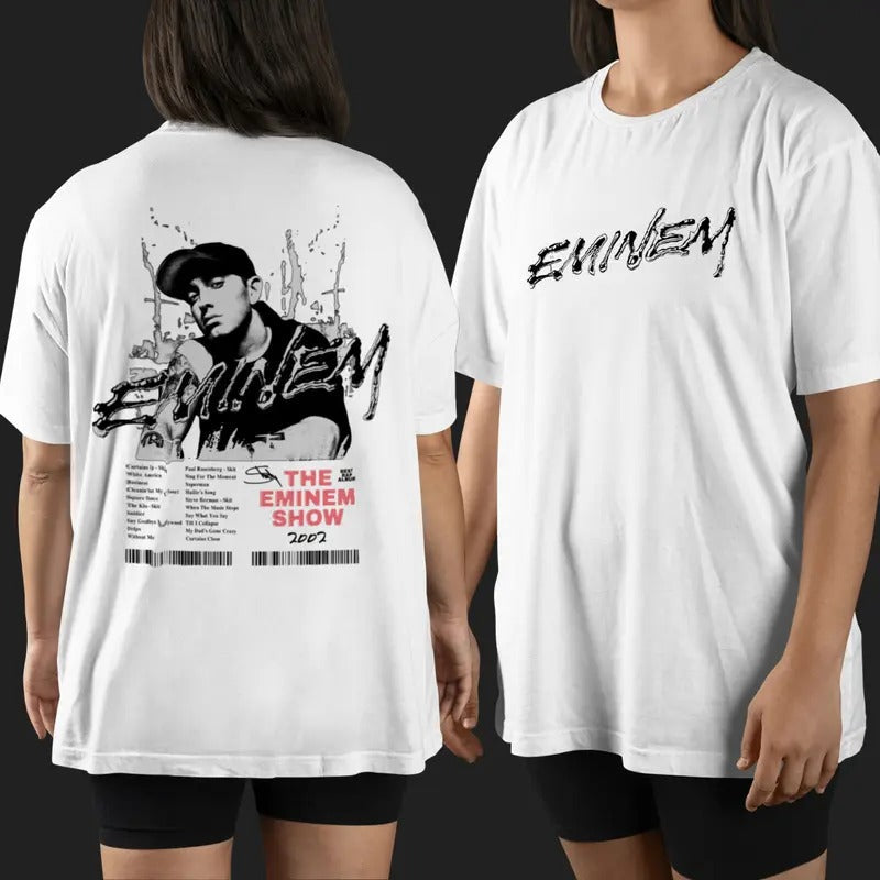 Eminem Rapper Vintage Music Album World Tour - Adult & Kids T-Shirts, Sweatshirts & Hoodies apparel design preview 1