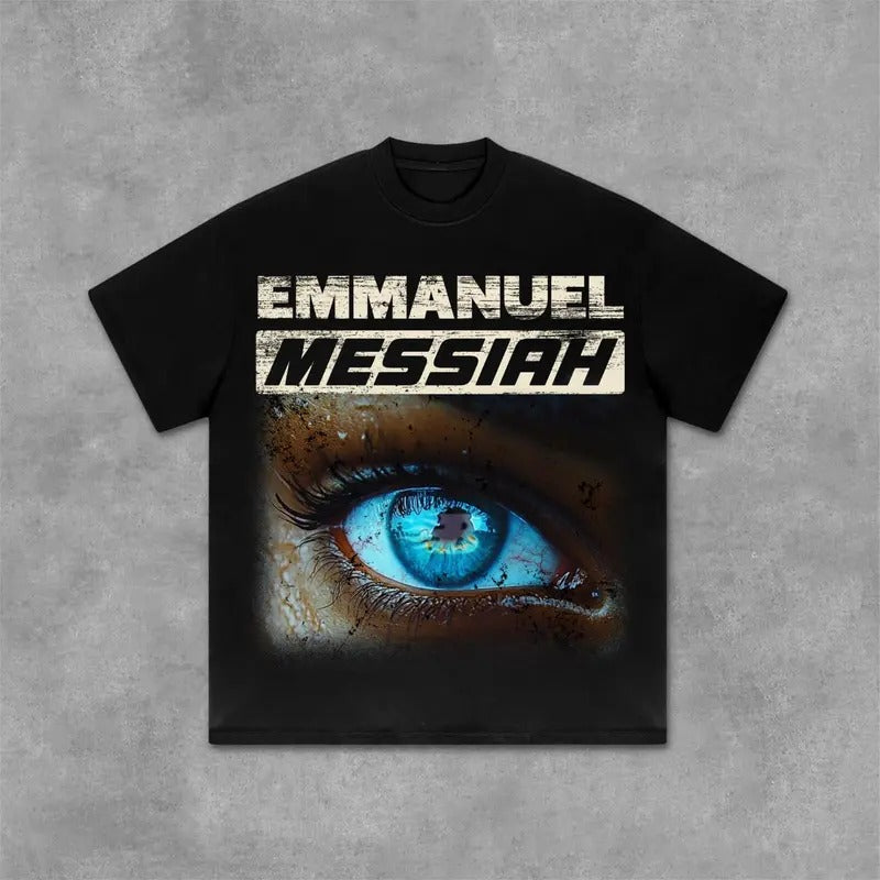 Emmanuel Eyes Old Retro Graphics Casual Y2K Cotton - Adult & Kids T-Shirts, Sweatshirts & Hoodies apparel design preview 1
