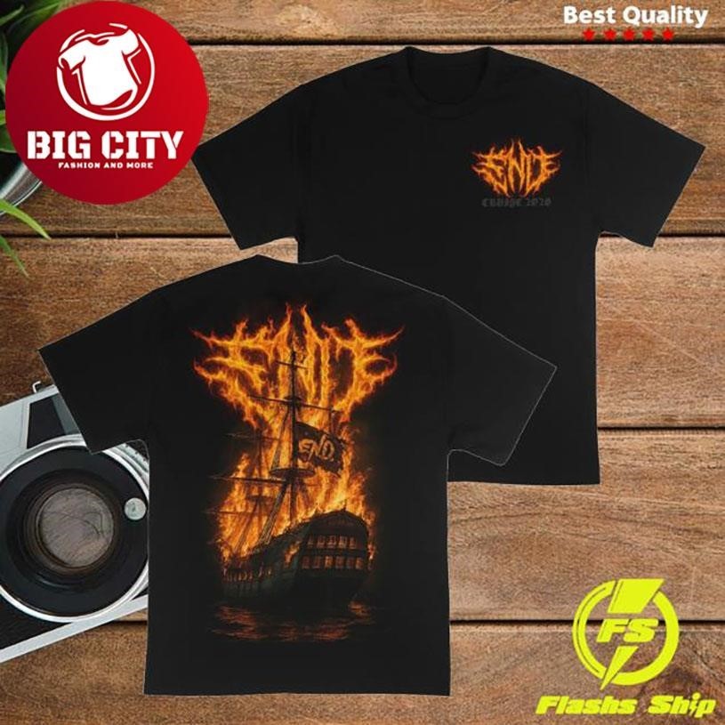 Emo's Not Dead Burn The Fleet Two Sided - Adult & Kids T-Shirts, Sweatshirts & Hoodies apparel design preview 1