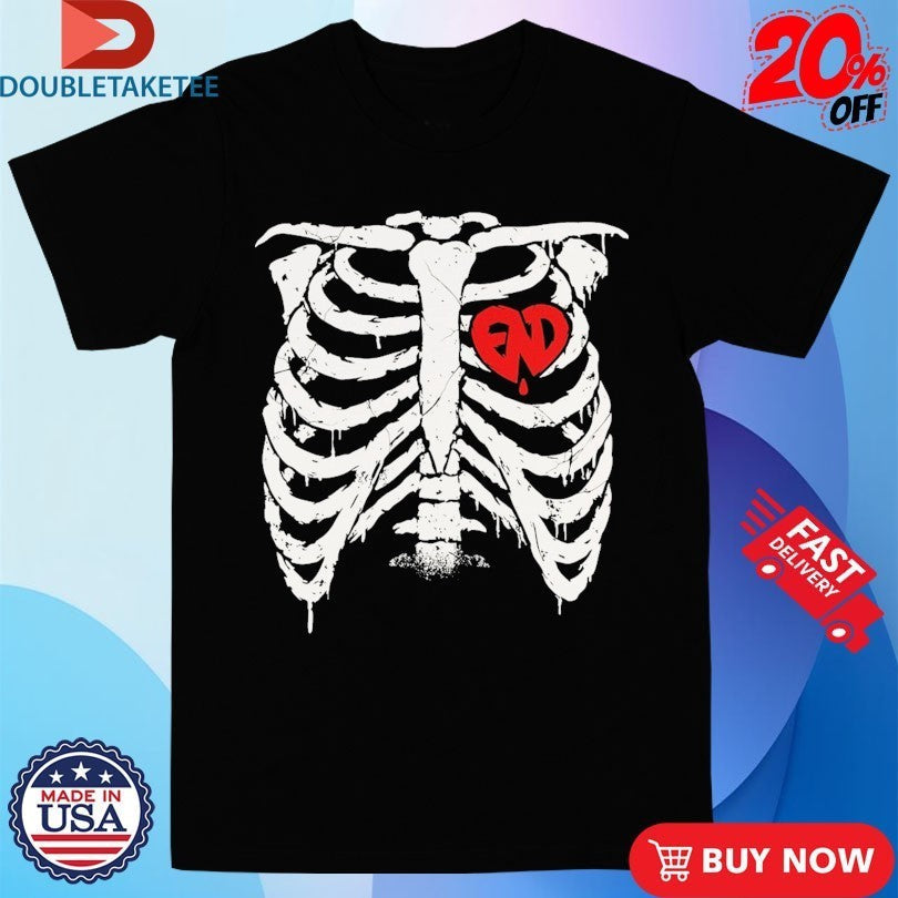 Emo's Not Dead Ribcage - Adult & Kids T-Shirts, Sweatshirts & Hoodies apparel design preview 1