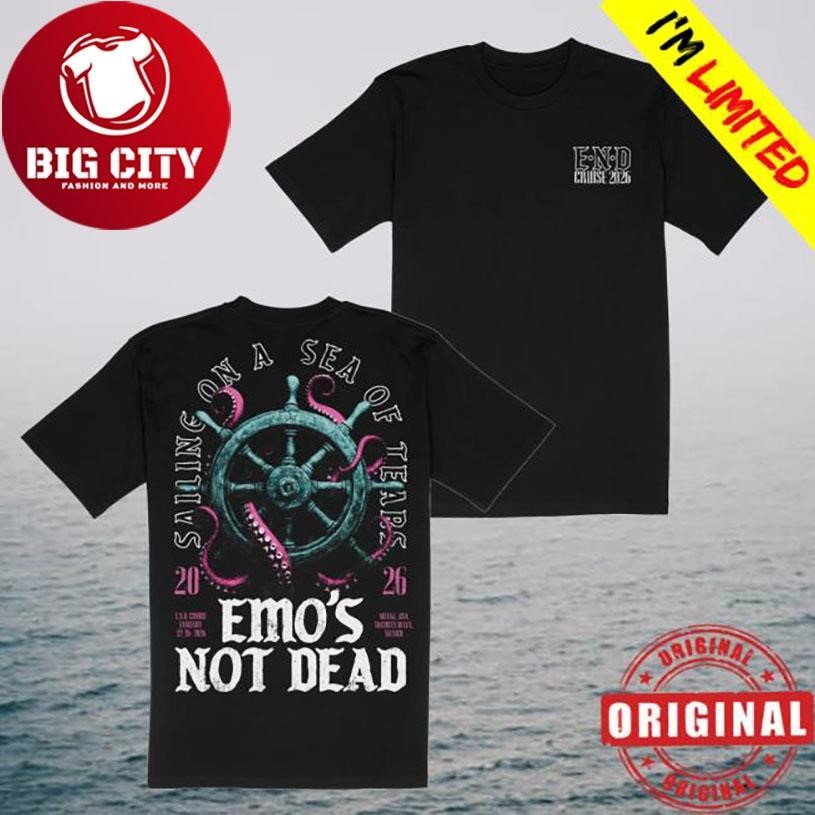 Emo's Not Dead Sea Of Tears '26 Two Sided - Adult & Kids T-Shirts, Sweatshirts & Hoodies apparel design preview 1