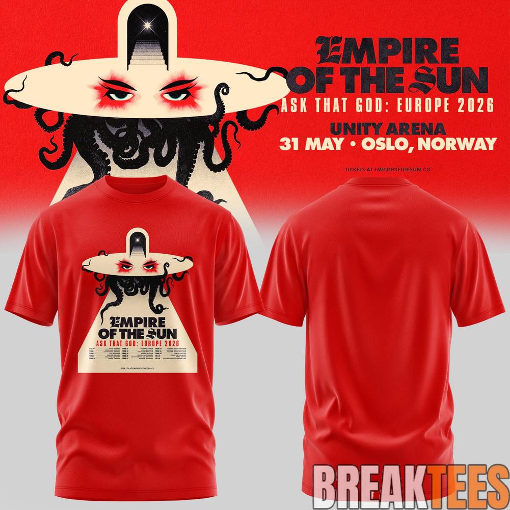 Empire Of The Sun Ask God Tour 2026 - Adult & Kids T-Shirts, Sweatshirts & Hoodies apparel design preview 1
