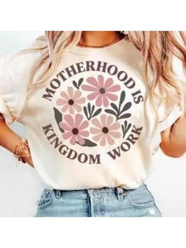 Empowering Inspirational Celebrate Motherhood Is - Adult & Kids T-Shirts, Sweatshirts & Hoodies apparel design preview 1