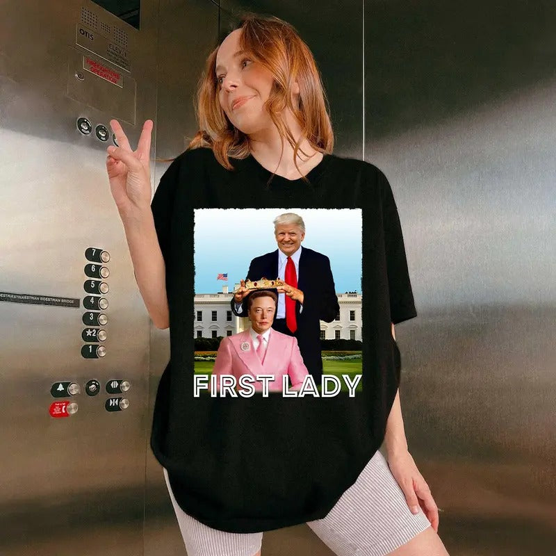 EnMusk First Lady 2024 Heavy Cotton Basic - Adult & Kids T-Shirts, Sweatshirts & Hoodies apparel design preview 1