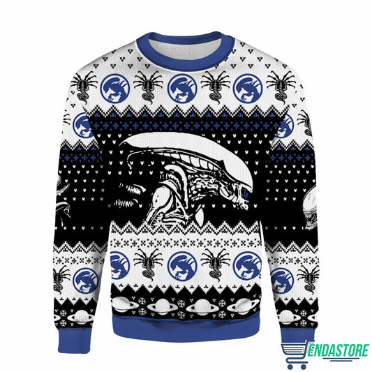 Alien Movie Xenomorph 3D Christmas Sweater - Holiday Gift product image