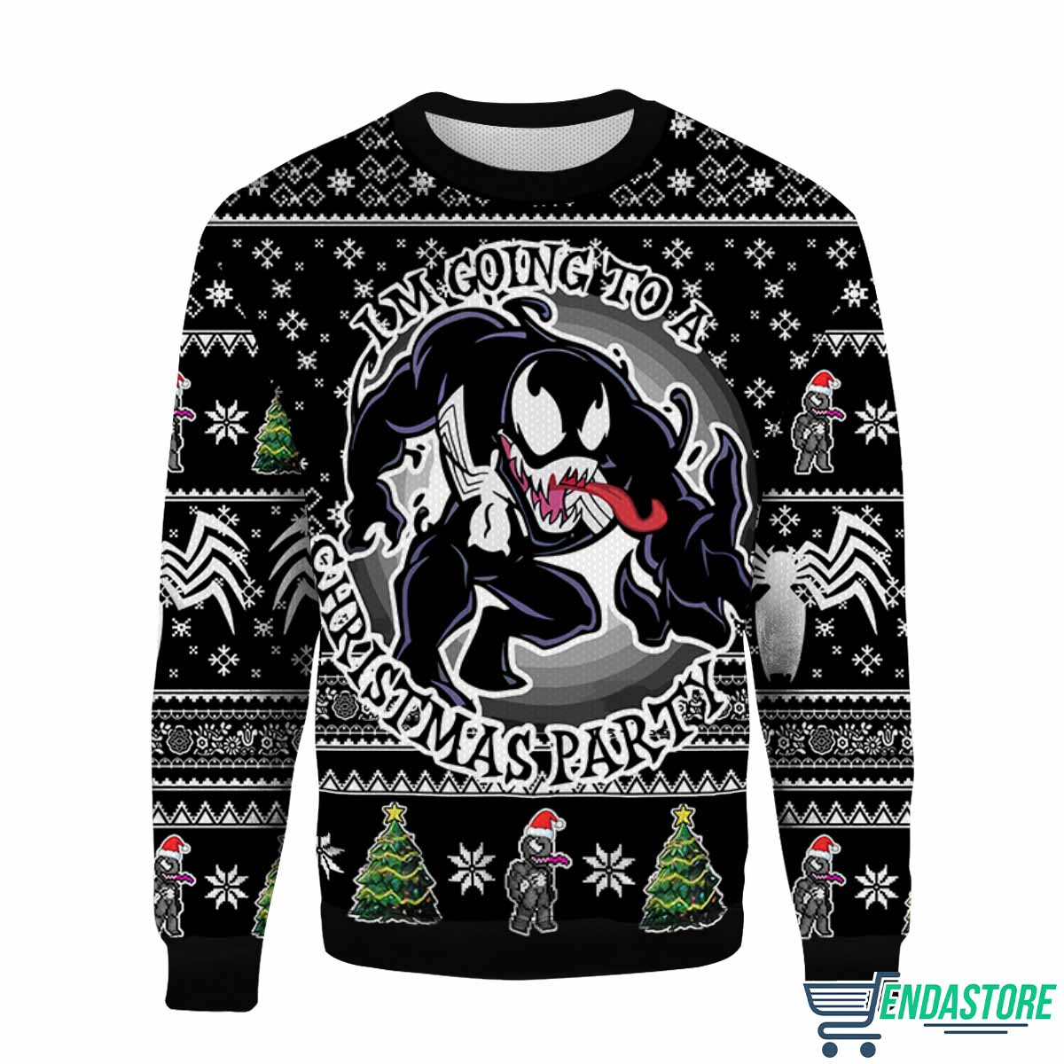 I’m Going To A Christmas Party Venom 3D Ugly Christmas Sweater - Holiday Gift product image