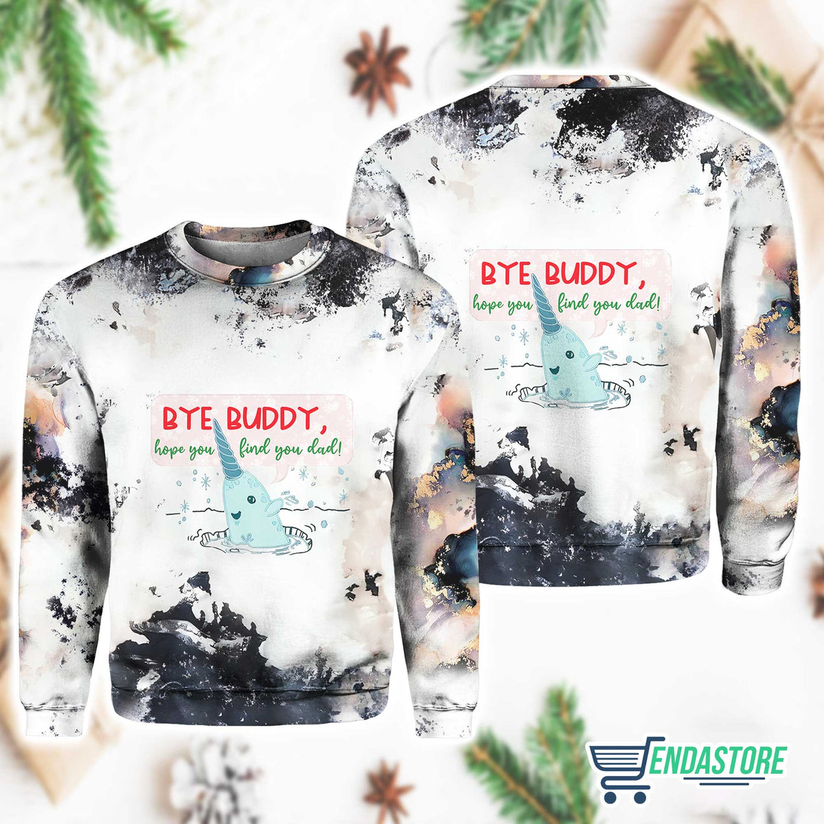 Bye Buddy Hope You Find Your Dad Sweatshirt 3D Sweater - Gift for Family Celebrations product image 2