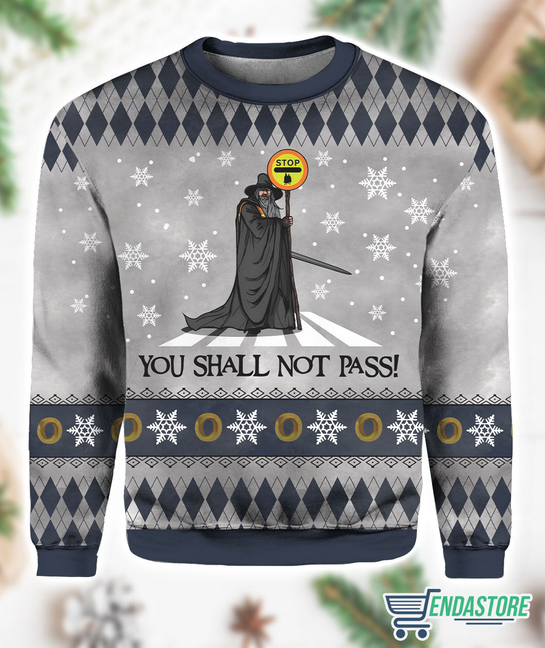 The Lord Of The Rings You Shall Not Pass 3D Ugly Christmas Sweater - Holiday Gift product image 2