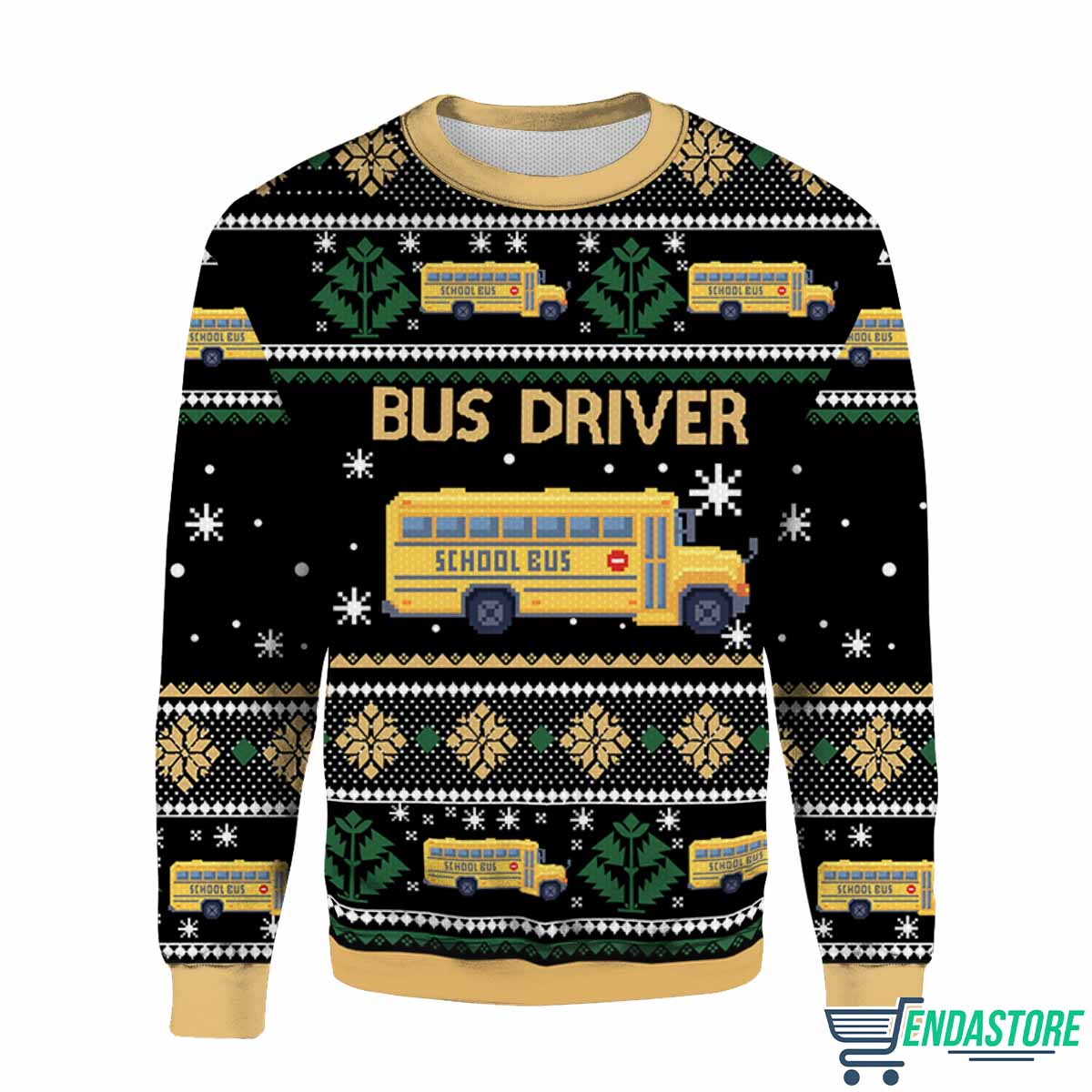School Bus Driver 3D Christmas Sweater - Holiday Gift product image