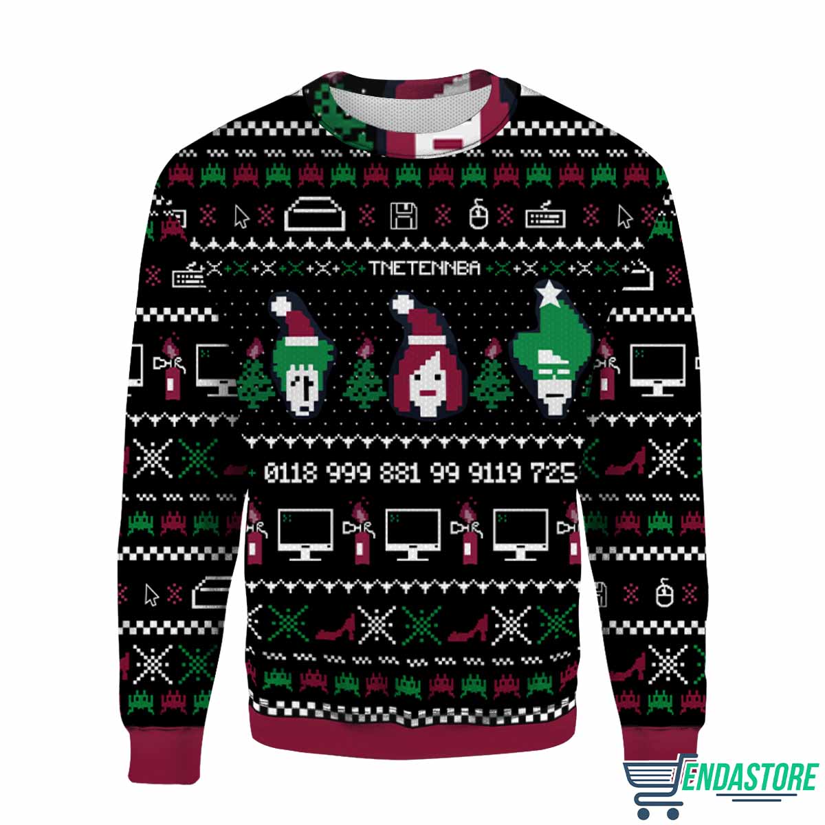 The X-Mas Crowd IT 3D Ugly Christmas Sweater - Holiday Gift product image